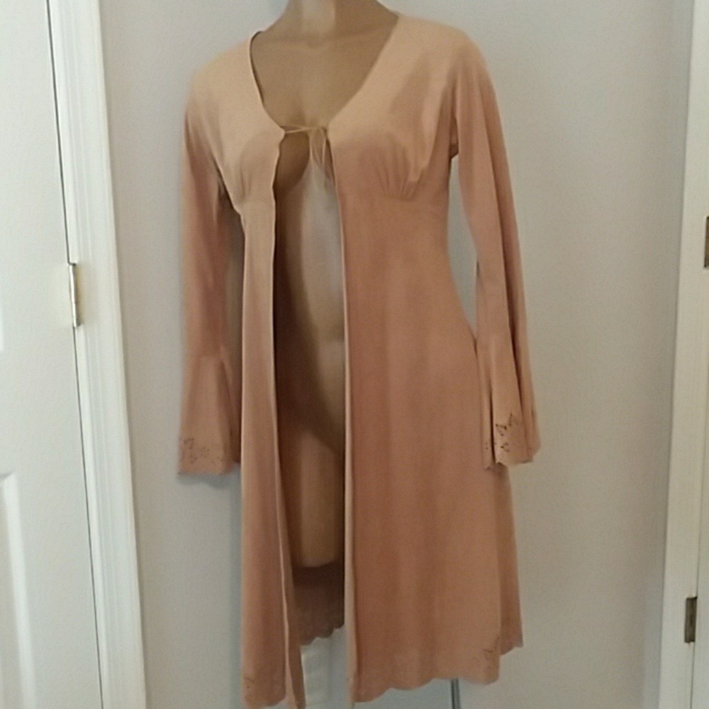 KUDU suede style tan duster M
